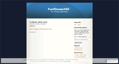 Desktop Screenshot of funfitness365.wordpress.com