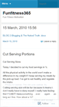 Mobile Screenshot of funfitness365.wordpress.com
