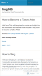 Mobile Screenshot of frog105.wordpress.com