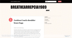 Desktop Screenshot of breathearrepcia1989.wordpress.com