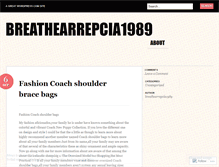 Tablet Screenshot of breathearrepcia1989.wordpress.com