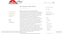 Desktop Screenshot of lasinistrasgv.wordpress.com