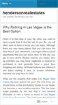Mobile Screenshot of hendersonrealestates.wordpress.com