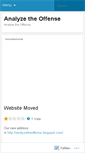 Mobile Screenshot of analyzetheoffense.wordpress.com