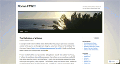 Desktop Screenshot of amynorinn.wordpress.com