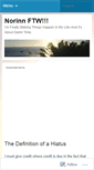 Mobile Screenshot of amynorinn.wordpress.com