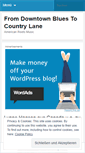 Mobile Screenshot of fromdowntownbluestocountrylane.wordpress.com