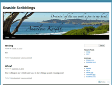 Tablet Screenshot of annalyseknight.wordpress.com