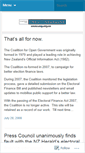Mobile Screenshot of coalitionforopengovernment.wordpress.com