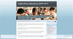 Desktop Screenshot of itbeginswithme.wordpress.com