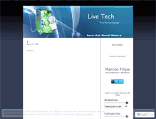 Tablet Screenshot of livetch.wordpress.com