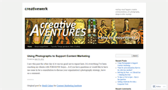 Desktop Screenshot of creativewerk.wordpress.com