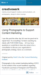 Mobile Screenshot of creativewerk.wordpress.com
