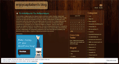 Desktop Screenshot of enjoycapitalism.wordpress.com