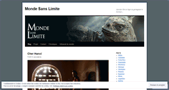 Desktop Screenshot of mondesanslimite.wordpress.com