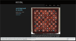 Desktop Screenshot of jannblock.wordpress.com