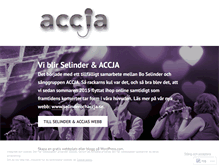 Tablet Screenshot of accja.wordpress.com