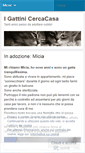 Mobile Screenshot of gattinicercacasa.wordpress.com
