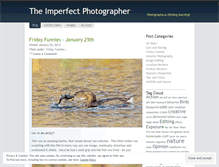 Tablet Screenshot of imperfectphotographer.wordpress.com