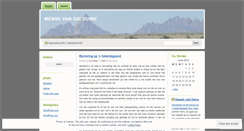 Desktop Screenshot of duinemense.wordpress.com