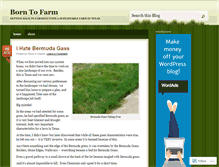 Tablet Screenshot of borntofarm.wordpress.com