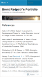 Mobile Screenshot of brentredpath.wordpress.com