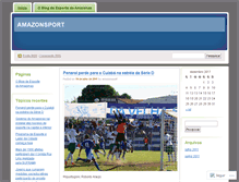 Tablet Screenshot of amazonsport.wordpress.com