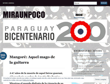 Tablet Screenshot of miraunpoco.wordpress.com