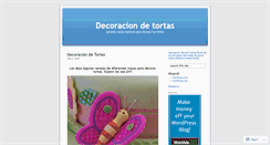 Desktop Screenshot of decorartortas.wordpress.com