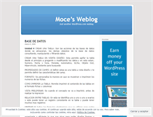 Tablet Screenshot of moce.wordpress.com