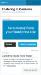 Mobile Screenshot of fostercarecanberra.wordpress.com