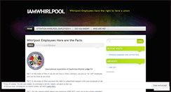 Desktop Screenshot of iamwhirlpool.wordpress.com