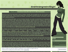 Tablet Screenshot of downtowngreenvillegirl.wordpress.com