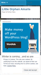 Mobile Screenshot of littleorphanamaris.wordpress.com