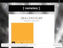 Tablet Screenshot of namelessva.wordpress.com