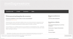 Desktop Screenshot of mediapressure.wordpress.com
