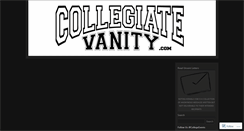 Desktop Screenshot of collegiatevanity.wordpress.com