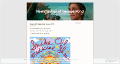 Desktop Screenshot of georgespond.wordpress.com