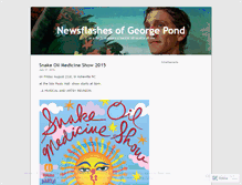 Tablet Screenshot of georgespond.wordpress.com