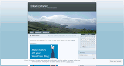 Desktop Screenshot of onlineconstruction.wordpress.com