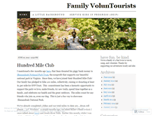 Tablet Screenshot of familyvoluntourists.wordpress.com