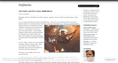 Desktop Screenshot of orgstories.wordpress.com