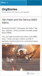 Mobile Screenshot of orgstories.wordpress.com