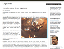 Tablet Screenshot of orgstories.wordpress.com