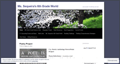 Desktop Screenshot of mssequeira6thgradeworld.wordpress.com