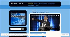 Desktop Screenshot of orizonturieterne.wordpress.com