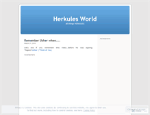 Tablet Screenshot of herkulesworld.wordpress.com