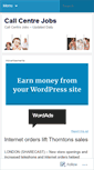 Mobile Screenshot of callcentrejobs.wordpress.com