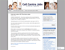 Tablet Screenshot of callcentrejobs.wordpress.com