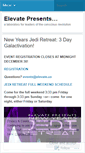 Mobile Screenshot of elevatepresents.wordpress.com